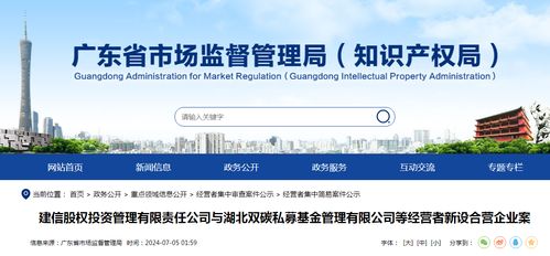 建信股權投資與湖北雙碳私募基金新設合營企業案分析